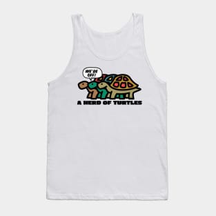 A Herd of Turtles Tank Top